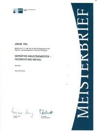 Meister-Brief Feil